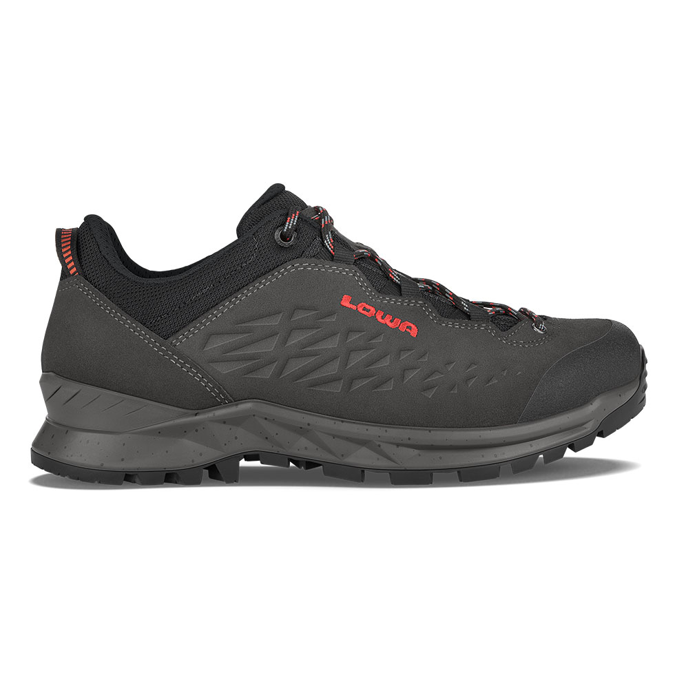 Scarpe Trekking Uomo Lowa Explorer Lo Grigie Scuro XTCBQI-013